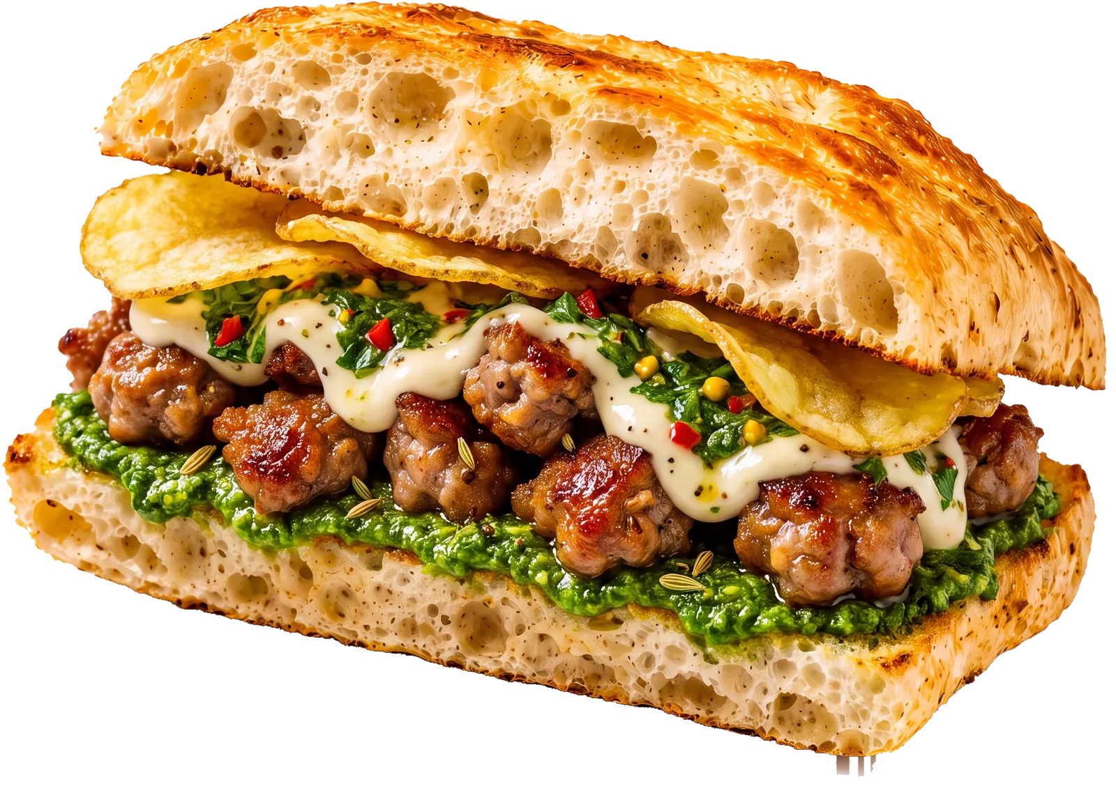 Panino con Salsiccea, Galletto Express
